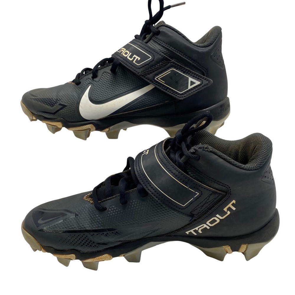 Nike Force Trout 8 Pro MCS Baseball Cleats Mens 6.5 Black White CZ5911-011